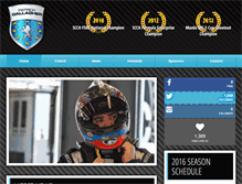 Tablet Screenshot of patrickgallagherracing.com